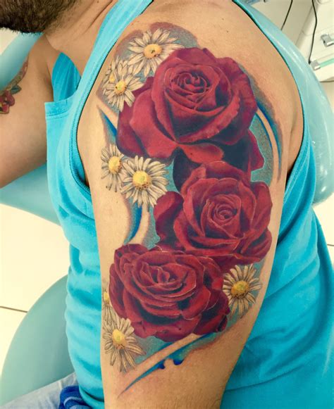 Roses Tattoo By Arnaldo Radeke Rose Tattoos Tattoos For Guys Tattoos