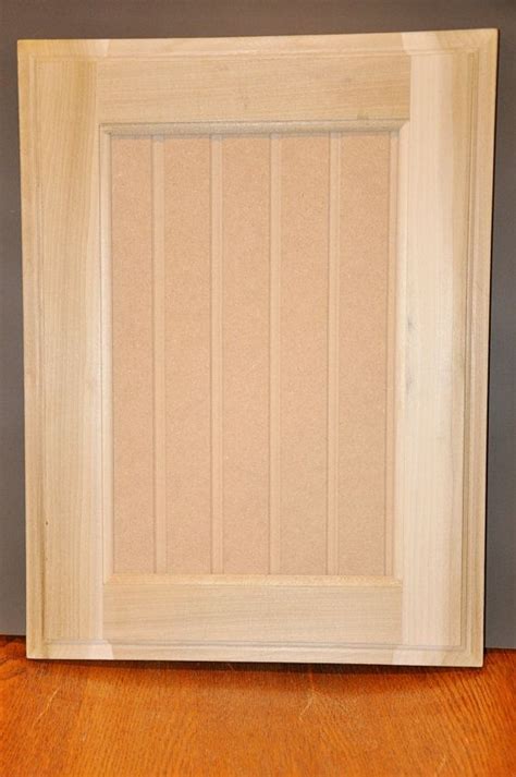 Although there are many types of woods available that can be painted poplar happens to be the most affordable. Bead Board Style Door - Unfinished Paint Grade Cabinet ...