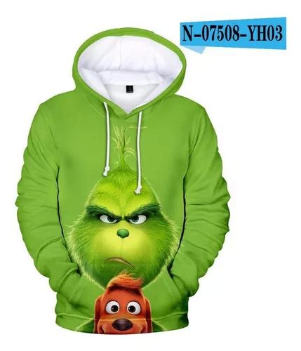 Nuevo Grinch Verde Grinch Sudadera Con Capucha De Navidad E Cuotas