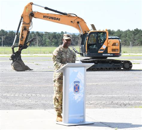 Officials Break Ground On New Railhead Project At Fort Drum Article