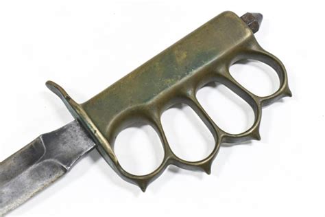 Sold Price Wwi Us Model 1918 Trench Knuckle Knife Invalid Date Cst
