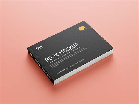 Free Paperback Landscape Book Mockup Psd Set Good Mockups