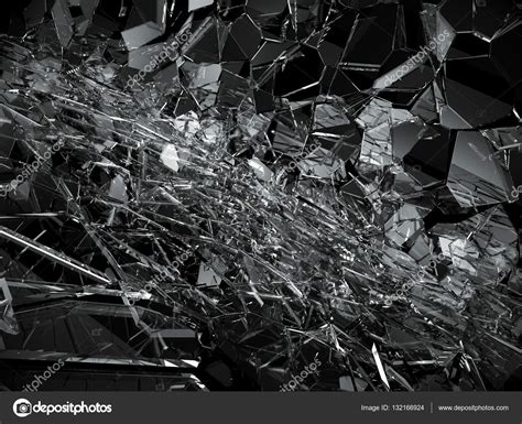 Shattered Or Broken Glass Pieces Stock Photo By ©arsgera 132166924