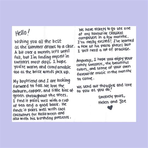 Letters — Love For Our Elders