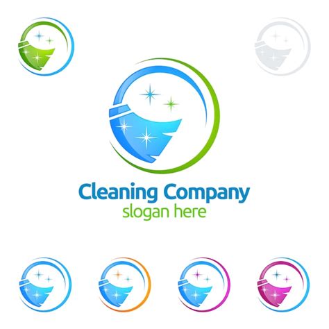 Premium Vector Cleaning Service Logo Design
