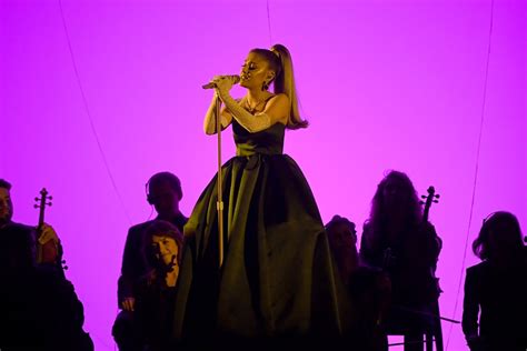 Ariana Grandes Performance Outfits At The 2020 Grammys Popsugar