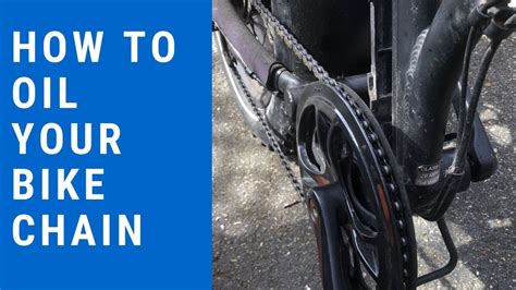 How do you fix a derailed bike chain? How To Oil Your Bike Chain - YouTube