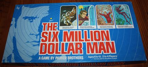 Vintage The Six Million Dollar Man Board Game Parker Brothers Etsy