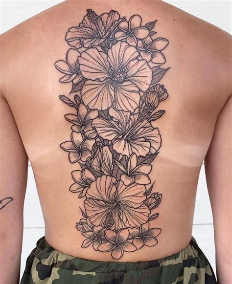 Hawaiian Flower Tattoo Ideas Inspiration Guide