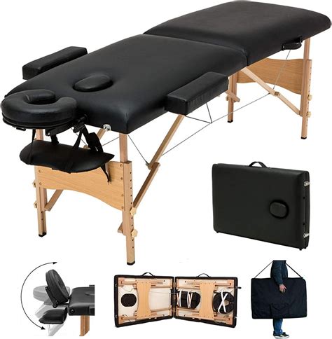 Table De Massage Pliable Et R Glable En Hauteur Table De Massage De Luxe Table De Massage