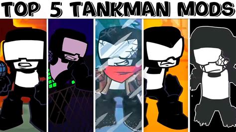 Top 5 Tankman Mods In Friday Night Funkin Youtube