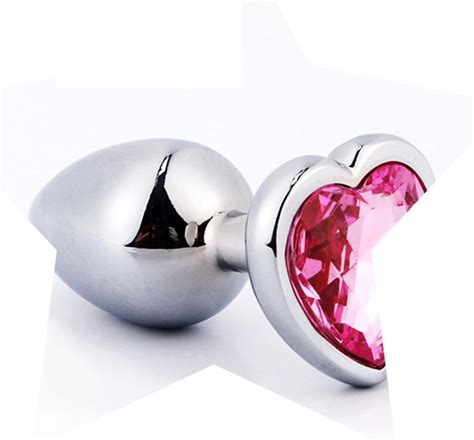 Mysterious Sex Toys Nice Feeling Smooth Touch Metal Anal Plug With Crystal Jewelry