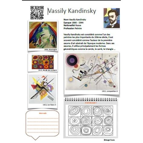Fiche Artiste Vassily Kandinsky