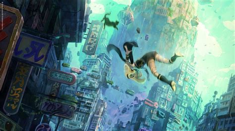 Made Some Gravity Rush 2 Wallpapers With The Concept Art Vita Sized