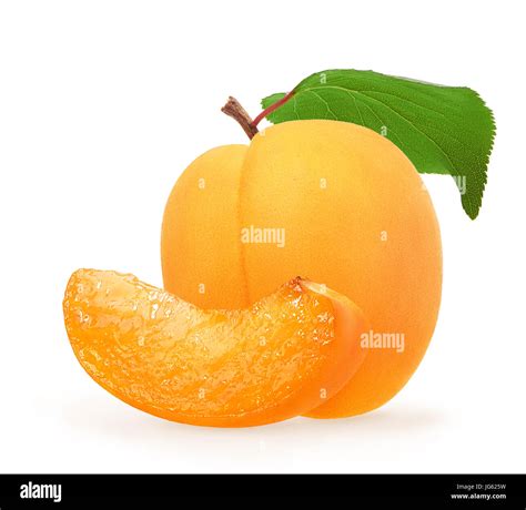 Whole Apricot Cut Out Stock Images And Pictures Alamy