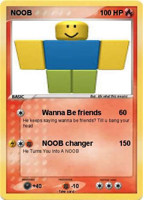 Pokémon Noob 789 789 Wanna Be Friends My Pokemon Card