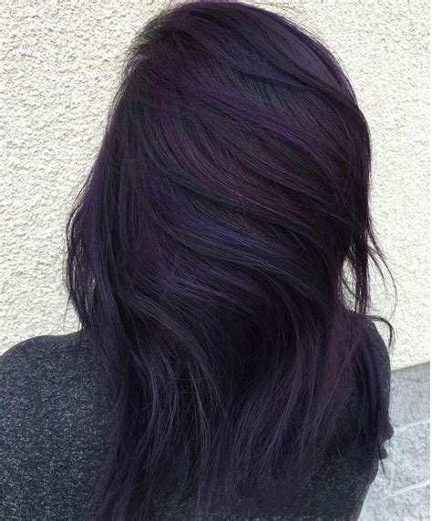 Sintético Foto Efectos De Color Morado En El Cabello El último