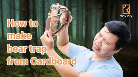 How To Make Bear Trap From Cardboard Toy Diy Youtube
