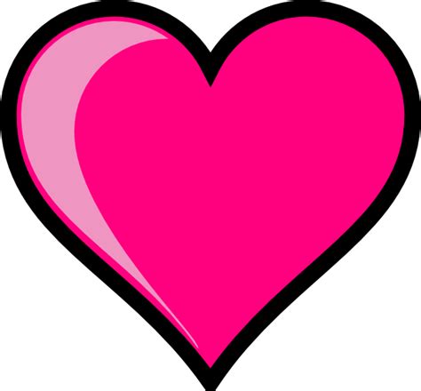 Pink Heart Clip Art Png Transparent Background Free Download 44614