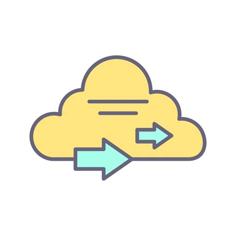 Cloud Migration Icon Vector Art Icons And Graphics For Free Download