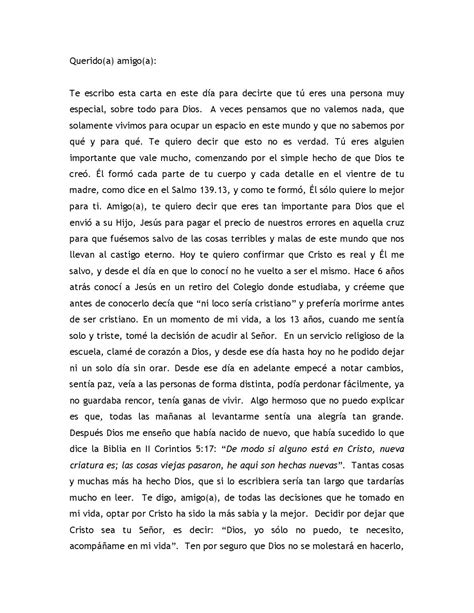 Carta Para Un Amigo En Especial By Teofilo Issuu