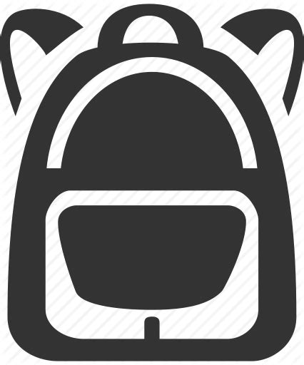 Backpack School Bag Icon Png Transparent Background Free Download