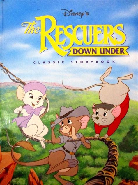 Disneys Classic Storybook The Rescuers Down Under Hardcover Book