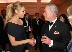Prince Charles Blushes As He Greets Beautiful Joanna