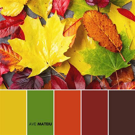 Fall Autumn Color Palettes With Pantone And Hex Codes Free Colors Guide Ave Mateiu Fall
