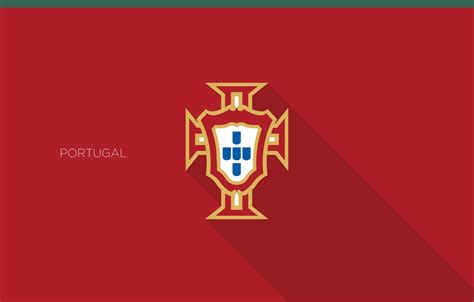 Seleção portuguesa de futebol) has represented portugal in international men's football competition since 1921. Wallpaper wallpaper, sport, logo, football, Portugal ...