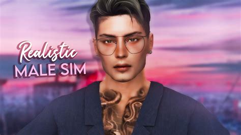 The Sims 4 Making Realistic Male Sim Create A Sim Youtube