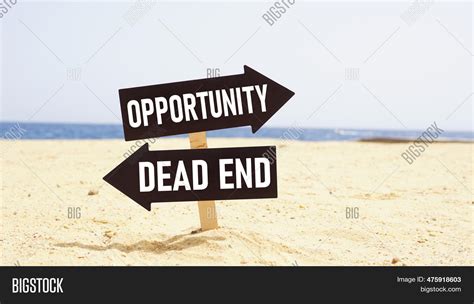 Opportunity Dead End Image And Photo Free Trial Bigstock