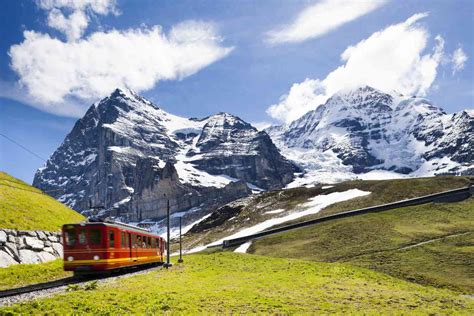 Switzerland Mountain Train