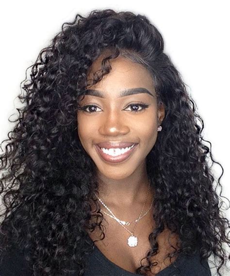 Density Deep Wave Pre Plucked Lace Front Human Hair Wigs Msbuy Com