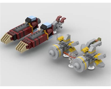 Mars Guo And Dud Bolts Podracers By Bassolo88 Lego