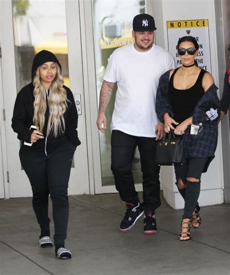Blac Chyna Fuels Pregnancy Rumors With Doctors Visit With Rob Kim