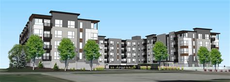Rendering Of New Apartments At Cotner Site In Lincoln Ne To Be