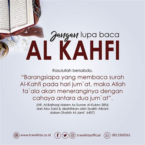 Jangan Lupa Baca Al Kahfi Di Hari Jum At Travel Kita