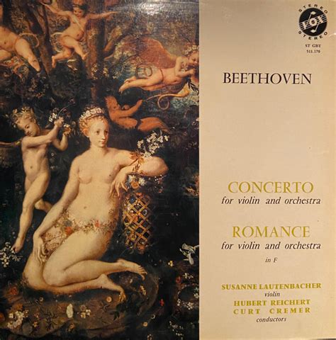 Susanne Lautenbacher Beethoven Violin Concerto And 2 Romances Vinilo Ed France Music Jungle