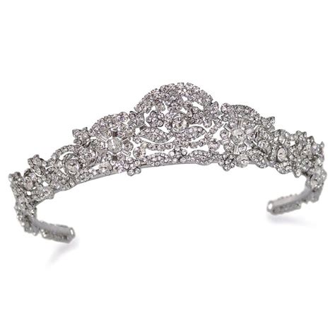 Ivory And Co Princess Mia Tiara Crystal Bridal Accessories Crystal