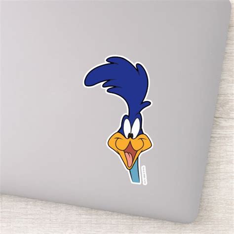 Road Runner Face Sticker With Images