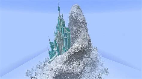 Frozen Elsa S Ice Castle Minecraft Project