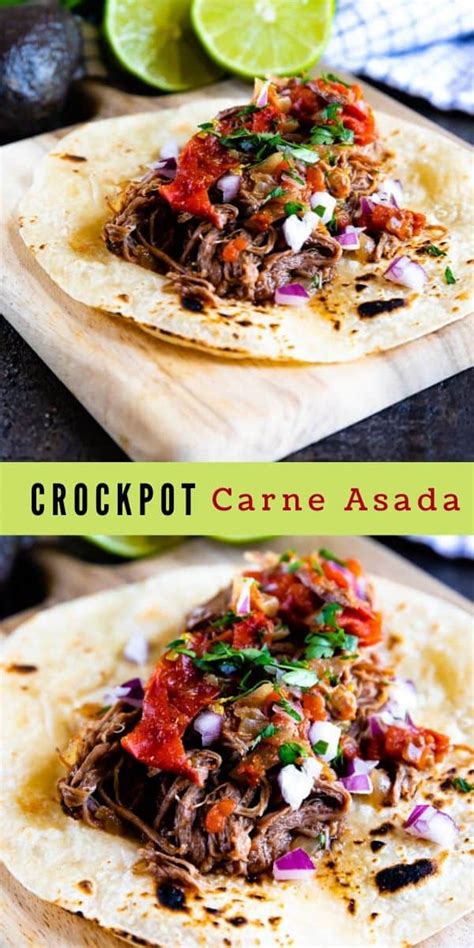 Crock Pot Carne Asada Recipe Easy Good Ideas