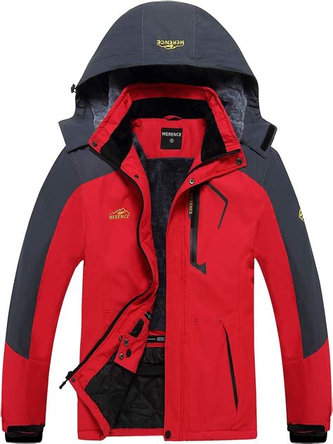 Mens Mountain Waterproof Ski Jacket Windproof Rain Jacket U219wcfy028
