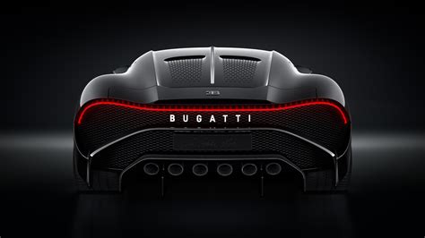 Bugatti La Voiture Noire 2019 Rear Hd Cars 4k Wallpapers Images