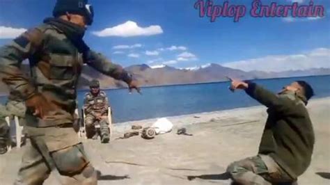 Kiren Rijiju Shares Video Of Indian Army Jawans Dancing At Pangong Tso