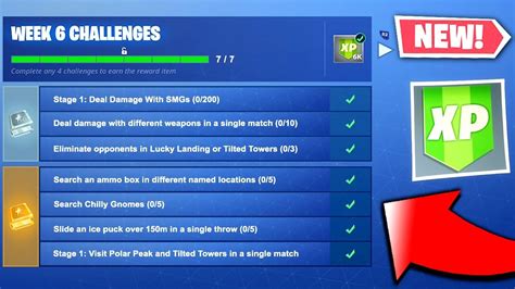 In this video i will show you all challenges of week 6! Fortnite Season 7 Week 6 Challenges LEAKED - ALL Season 7 ...