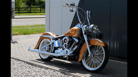 2014 Harley Davidson Flstn Softail Deluxe Stunning Custom Gold