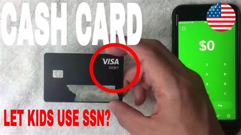 You can get a cash app debit card — called the cash card — to use your cash app balance at stores that accept visa. Let Minor Kids Use SSN and Driver License To Get Cash App ...