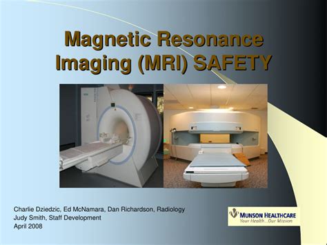 Ppt Magnetic Resonance Magnetic Resonance Imaging Mri Safety